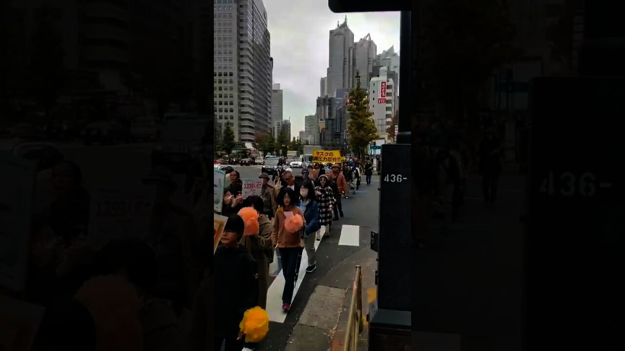 JAPAN - Major Protest Against Mandates In Tokyo