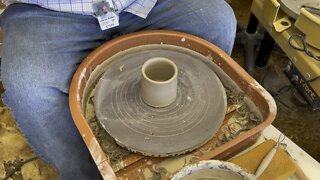 Trimming a small cup