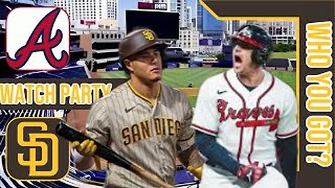 Atlanta Braves vs San Diego Padres | Live Play by Play & Reaction Stream 3D Sim | MLB 2024 Game 93