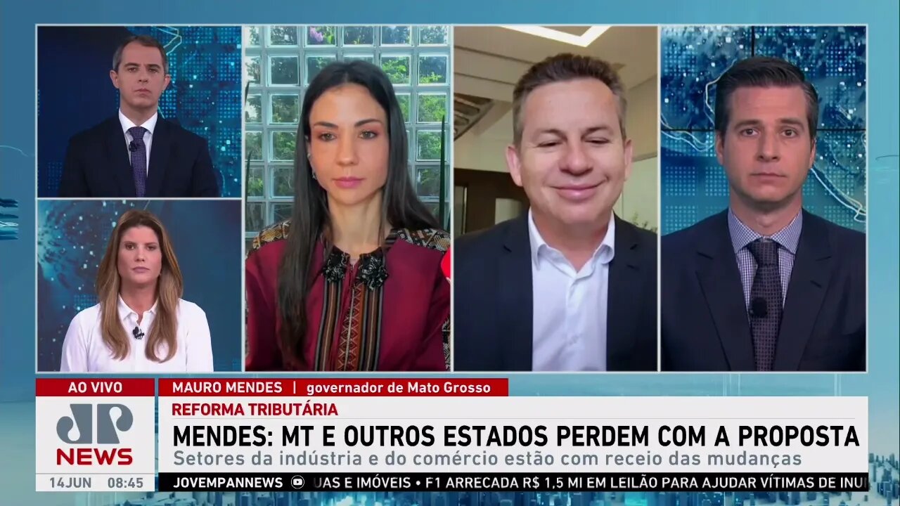 “MT e outros estados perdem com proposta da reforma tributária”, diz governador de Mato Grosso