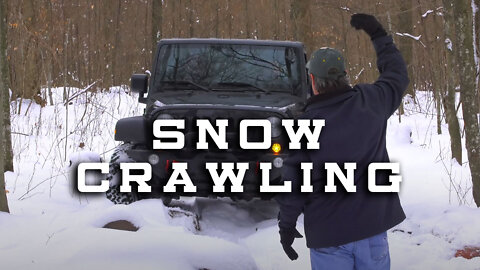 Big Rocks! Jeep Wranglers Winter Wheeling At Camp Sinawa | 4X4 Club Ride
