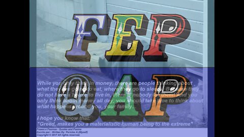 While you only think in money, there are people thinking... (Reflexion) [Quotes and Poems]