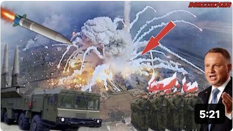 POLAND Broke Into A Cold SWEAT! ISKANDER Ballistic Missiles Destroyed A BASE of Polish Mercenaries!