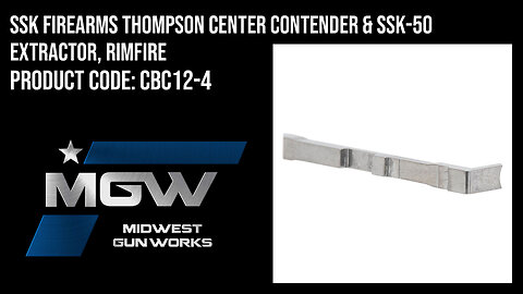 SSK Firearms Thompson Center Contender & SSK-50 Extractor, Rimfire - CBC12-4