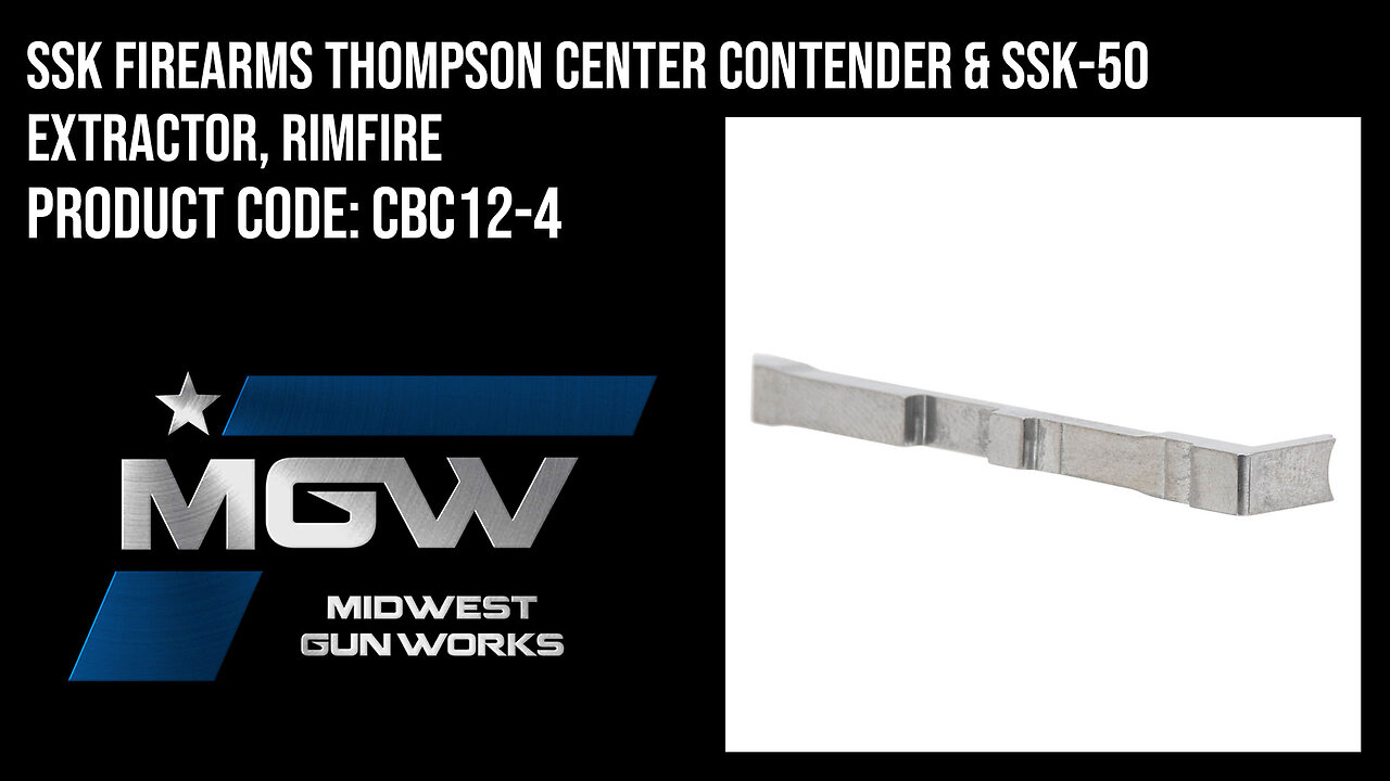 SSK Firearms Thompson Center Contender & SSK-50 Extractor, Rimfire - CBC12-4
