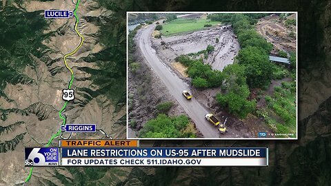 Update: Highway 95 between New Meadows and Grangeville open to one lane
