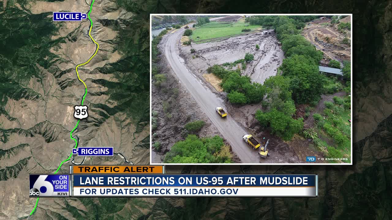 Update: Highway 95 between New Meadows and Grangeville open to one lane