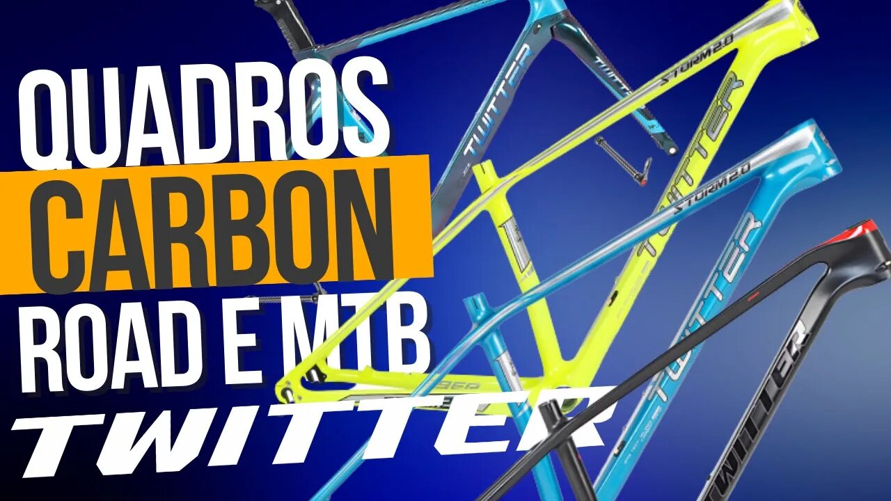 Quadros carbono com MENOR PREÇO do MERCADO, quadros twitter bike