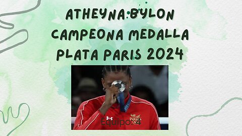 Atheyna Bylon ganó la medalla de 🥈 en los juegos olimpicos Paris 2024 #paris2024 #olimpiadas #pty