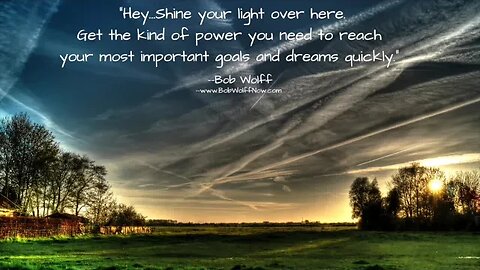 “What the things you keep thinking about are trying to tell you.”