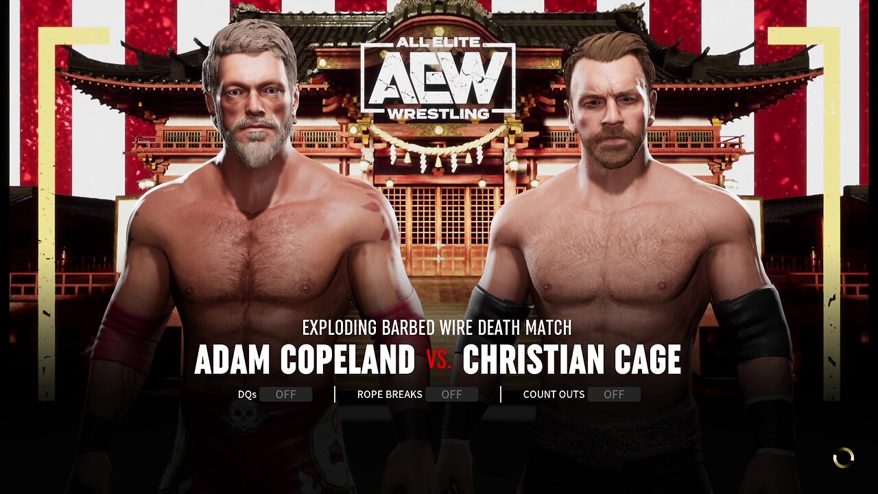 AEW FF ExplodingBarbedWireDeathMatch Adam Copeland vs Christian Cage