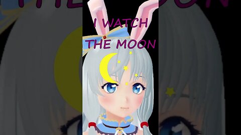 I WATCH THE MOON 🌙 #shorts #vtuber #envtuber #envtubermemes #bunnyvtuber #memes #vtuberuprising