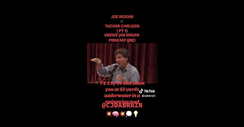 Tucker Carlson - Joe Rogan - Spiritual - good bad