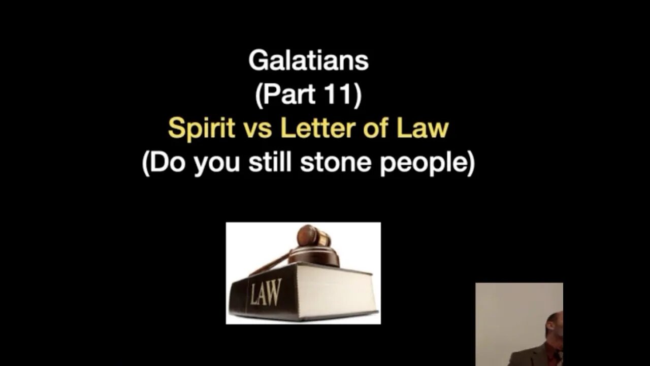 Galatians part 11 stoning