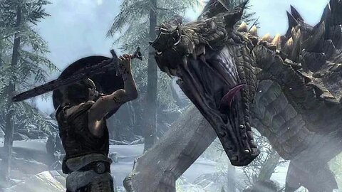 Playing Some Skyrim