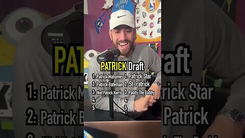 The PATRICK DRAFT!! Who Do We Think Won? #shorts