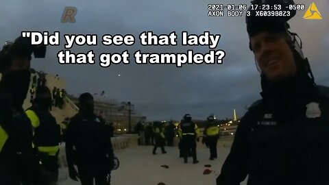 D.C. Police - "I lost my flagpole, that was my best weapon"