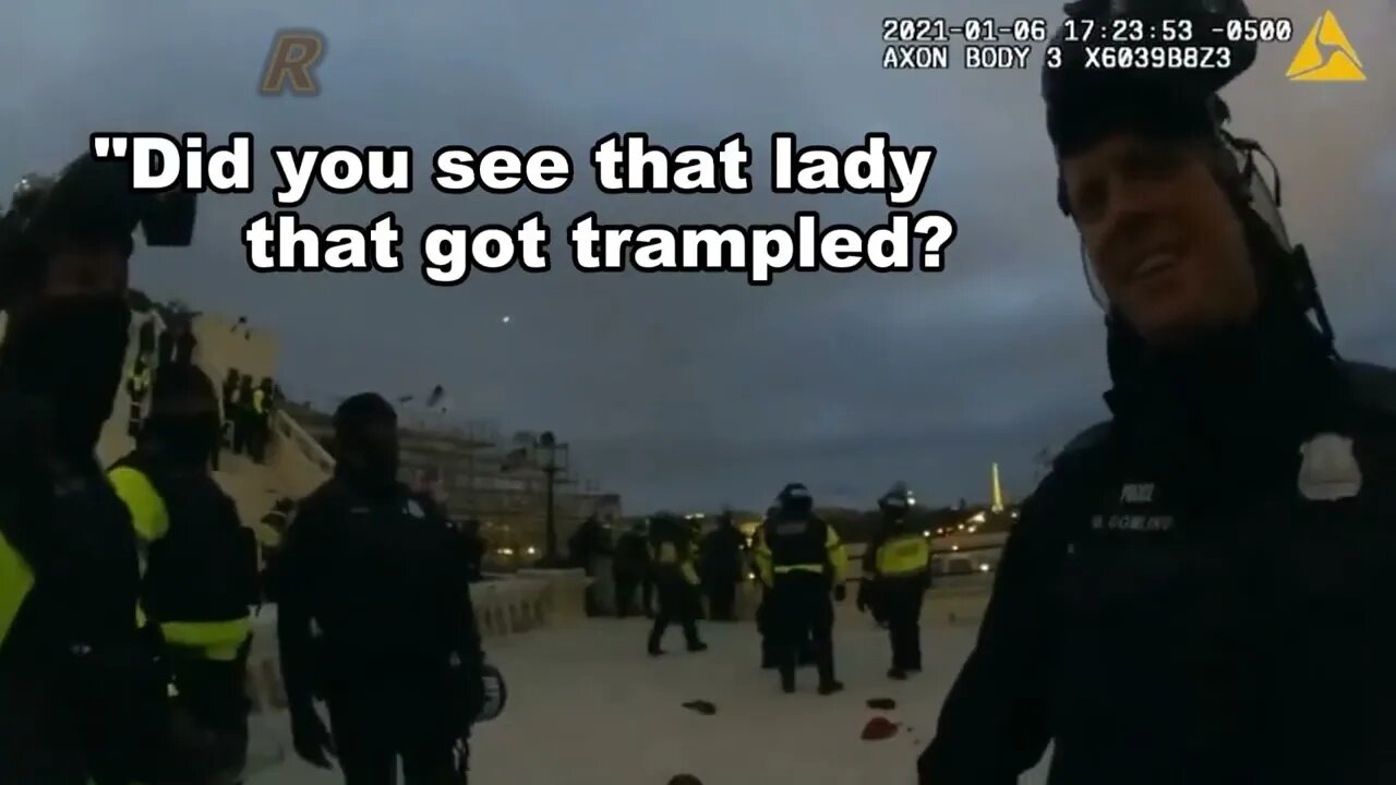 D.C. Police - "I lost my flagpole, that was my best weapon"