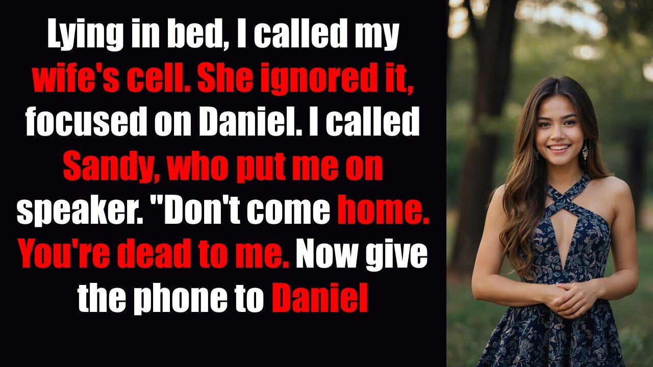 I called my wife's cell. She ignored it, focused on Daniel. I called Sandy. "Put me on speaker