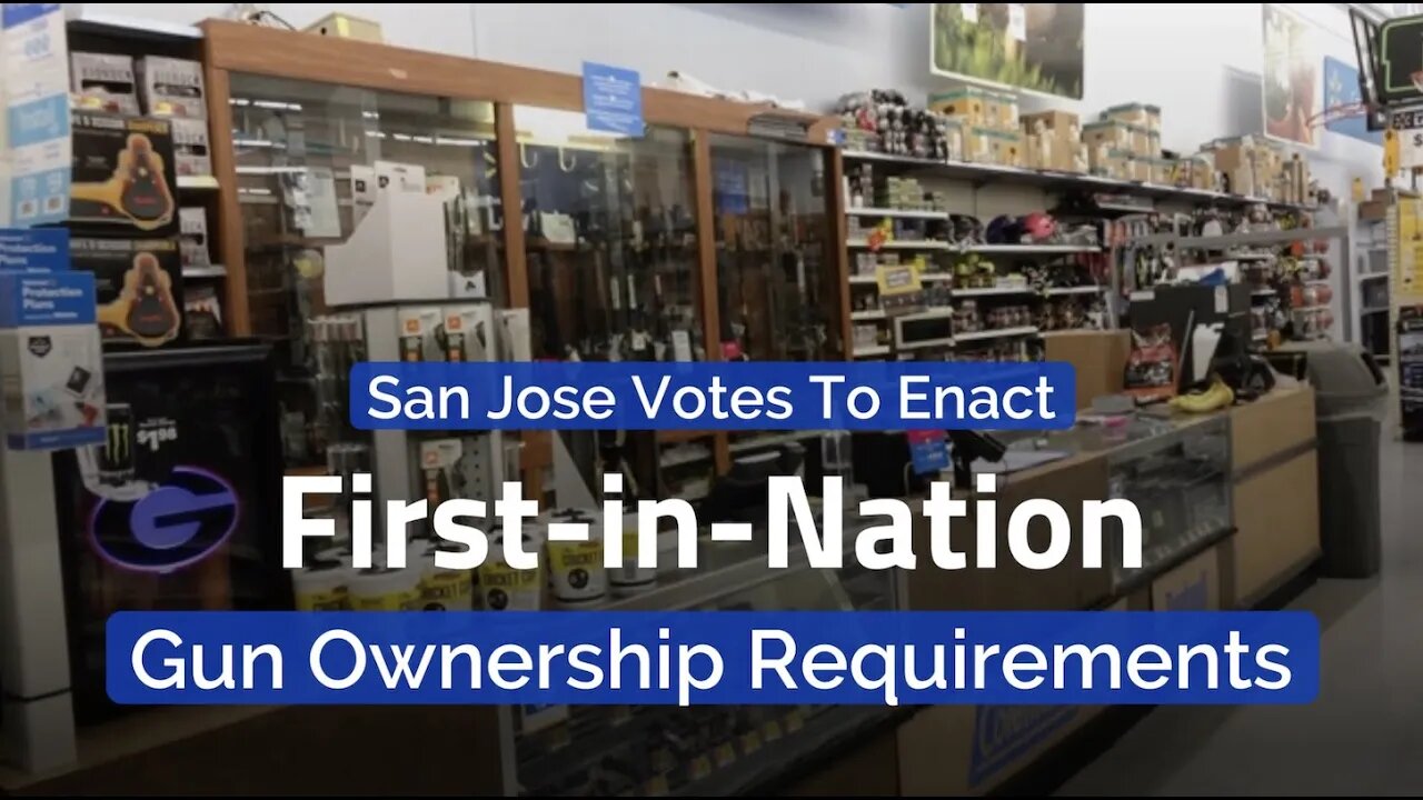 San Jose Votes To Enact First in Nation Gun Ownership Requirements