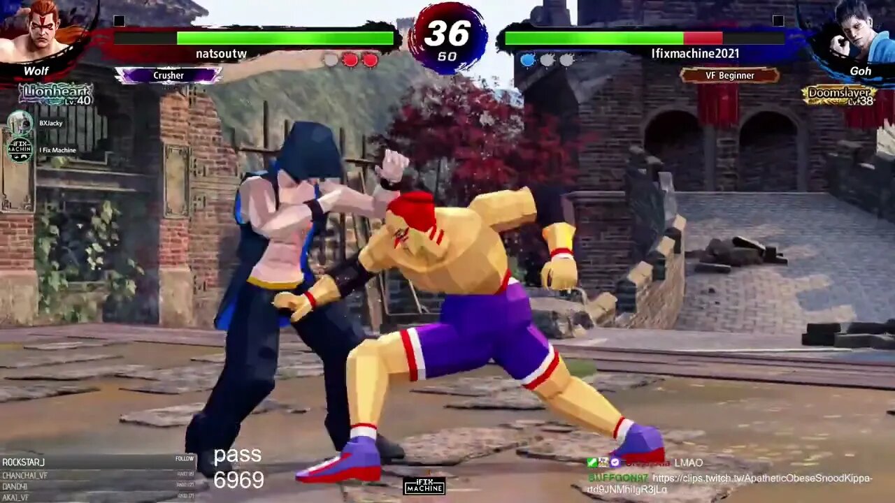 LOL! natsoutw kicking my ass! [Virtua Fighter 5 ps4] Clipped by BUFFOON97