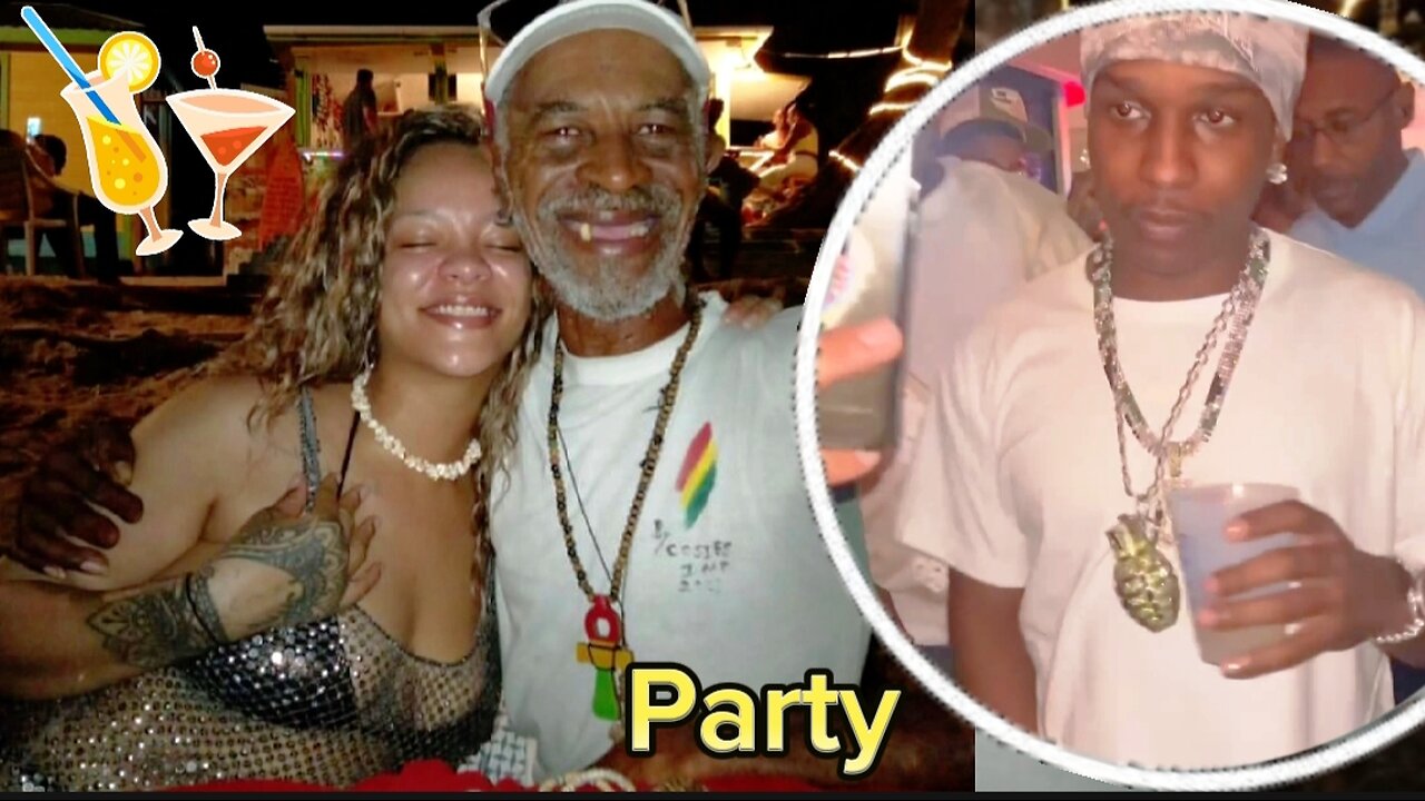 Rihanna Spotted with Family at Thunder Bay Beach Bar