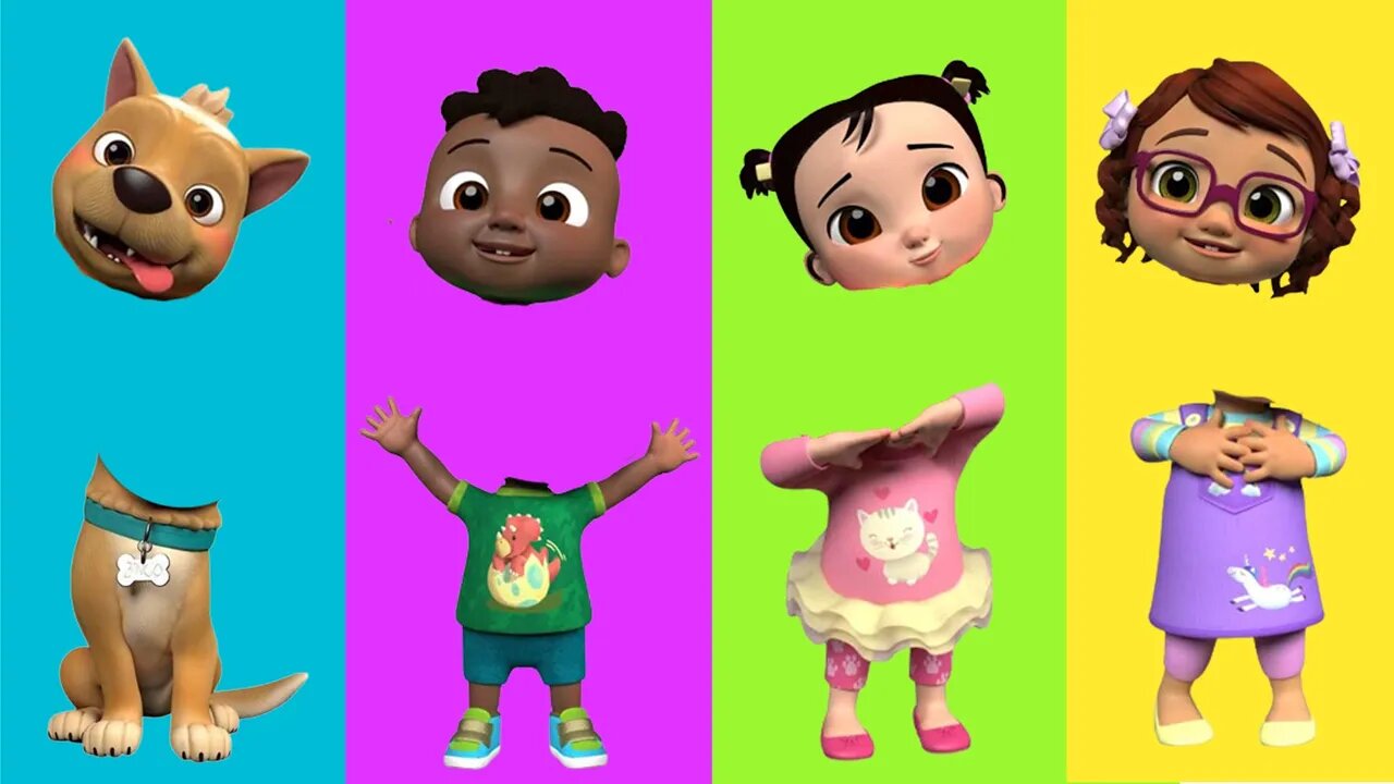 COCOMELON | Match the Head | Video for kids 2023 #085