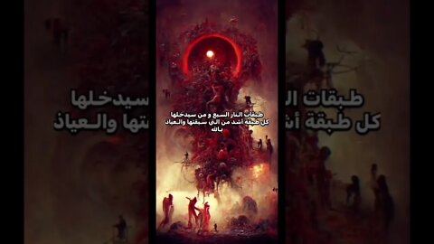 طبقات النار السبع و من سيدخلها #النار #جهنم #العذاب #short