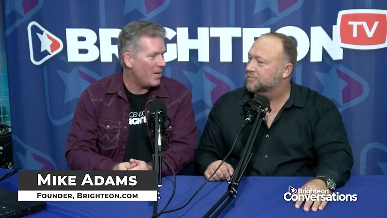 Alex Jones joins Mike Adams in Brighteon studio, warning of where America is headed in 2022