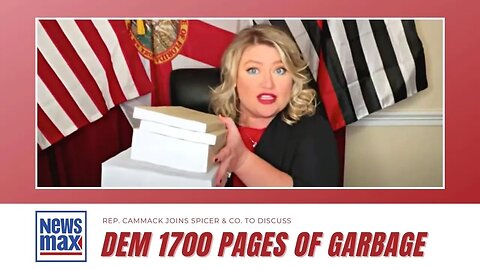 Rep. Cammack Joins Spicer & Co. To Discuss Democrats' Spending Framework and 1700 Pages Of Garbage
