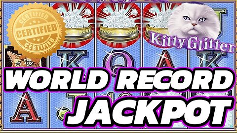 HAVE YOU EVER SEEN A KITTY GLITTER JACKPOT THIS BIG?