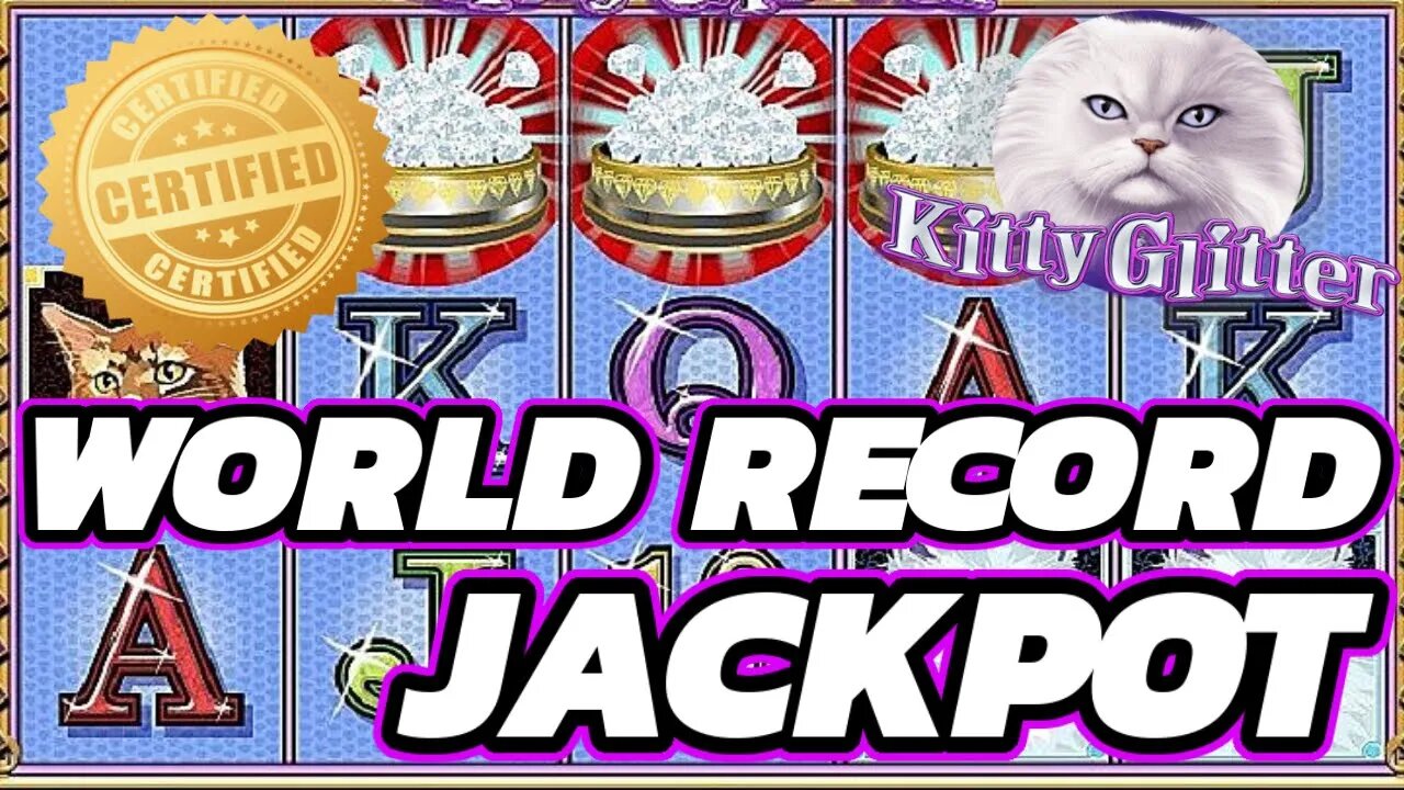 HAVE YOU EVER SEEN A KITTY GLITTER JACKPOT THIS BIG?