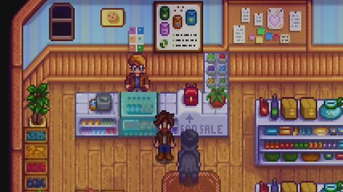 Pierre's Cutscene - Rain Weather | Stardew Valley