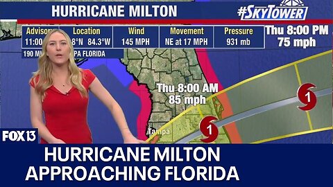 Hurricane Milton to hit Florida Gulf coast as major hurricane
