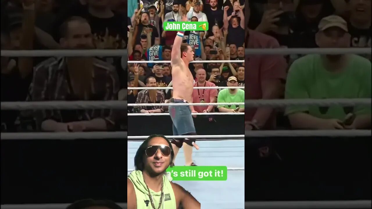 John Cena Attitude Adjustment Grayson Waller 😤🤼♂️🤬 U Can’t See Me WWE Money In a the Bank