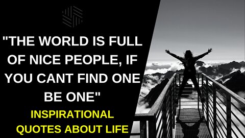 INSPIRATIONAL QUOTES ABOUT LIFE
