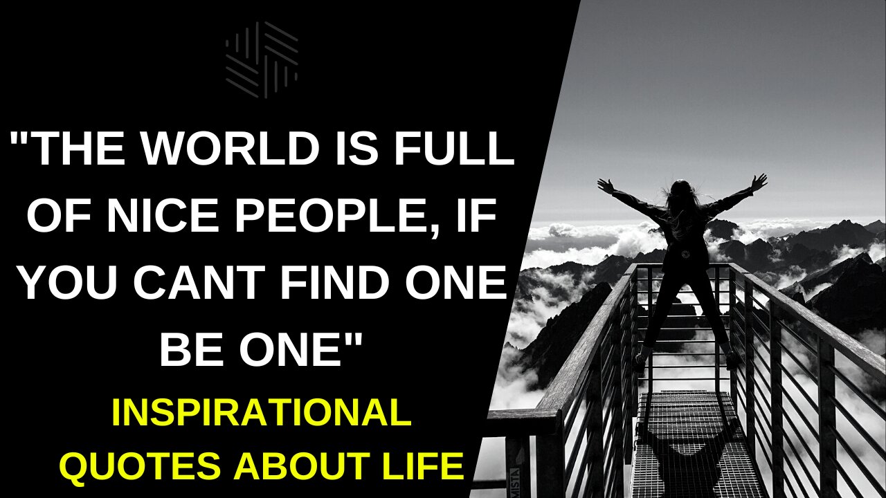 INSPIRATIONAL QUOTES ABOUT LIFE