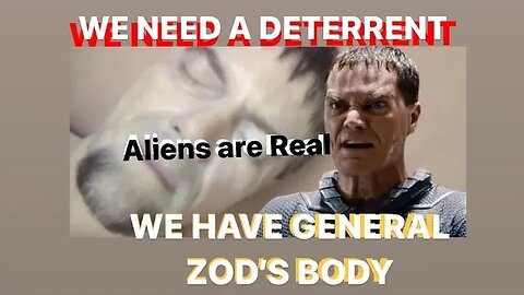 ALIENS ARE REAL, we need a deterrent