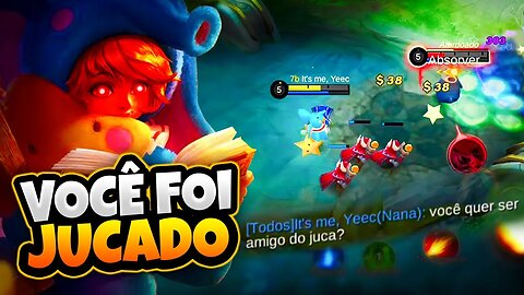 NUNCA BRINQUE COM UMA NANA ELEFANTINHO E SEU AMIGO JUCA! | MBILE LEGENDS
