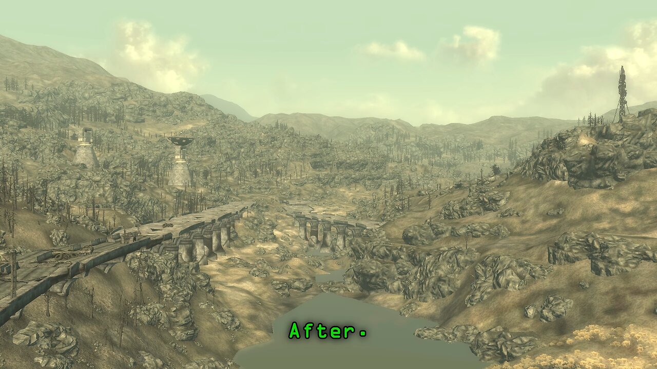 Fallout 3 Mods - Wasted LOD - Cliffs by Yaruosu aka GoatOfArmor