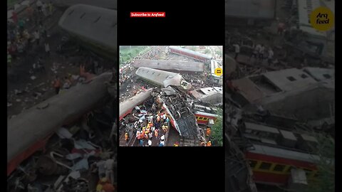 Deadliest Tain accident #shorts #train #accident #odisha