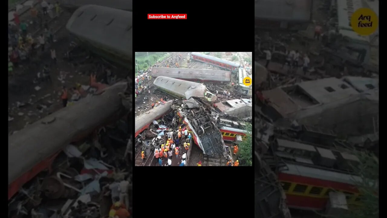 Deadliest Tain accident #shorts #train #accident #odisha