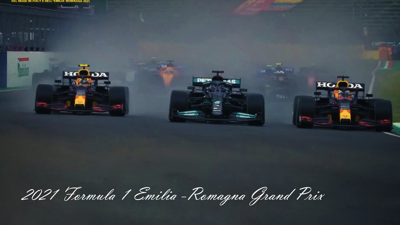 ...VERSTAPPEN and HAMILTON wheel to wheel...