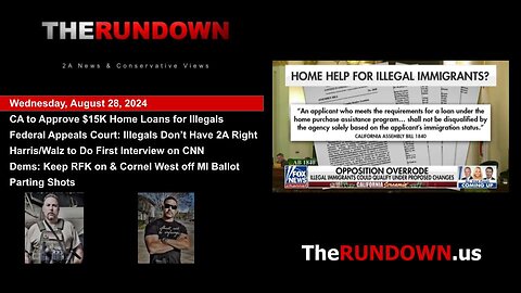 #776 - California Bill Approving $150K Home Loans for Illegals Heads to The Governor