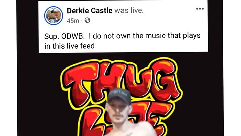 Derkie Castle Facebook Live 10/1/23. Thug it Out. #derkieverse #sbaw #derkie #white #bcmce
