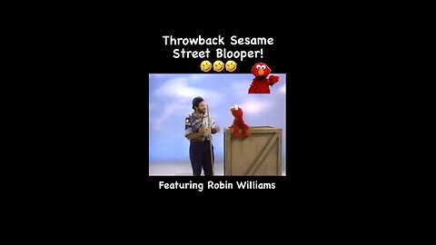Robin Williams on Sesame Street
