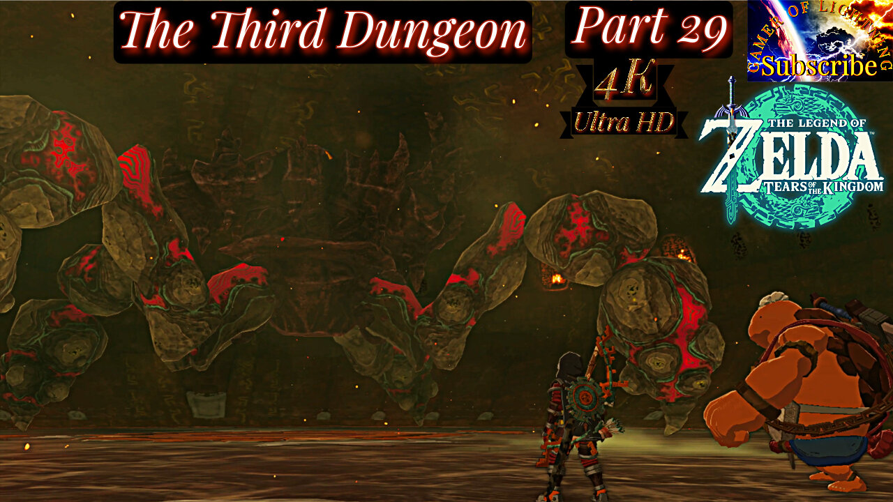 The Fire Temple Part 29 Blind Let's Play Tears of the Kingdom