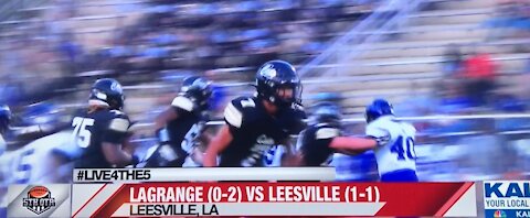 Leesville defeats LaGrange 50-7