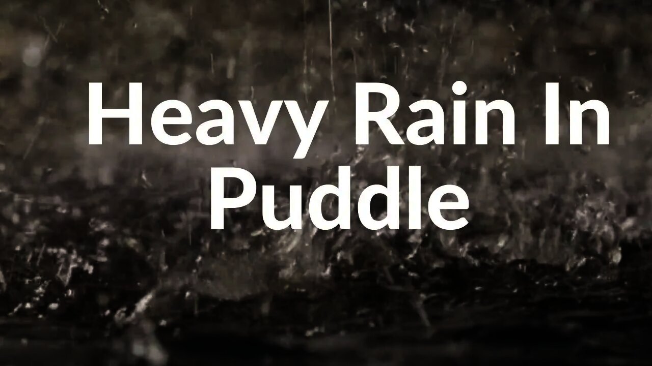 Deep Sleep Immediately With Stress & Insomnia-Relieving Heavy Rain