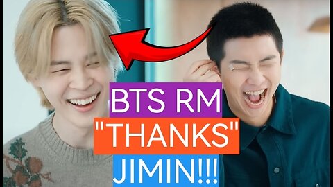 BTS RM "GRATEFUL" to JIMIN!!!